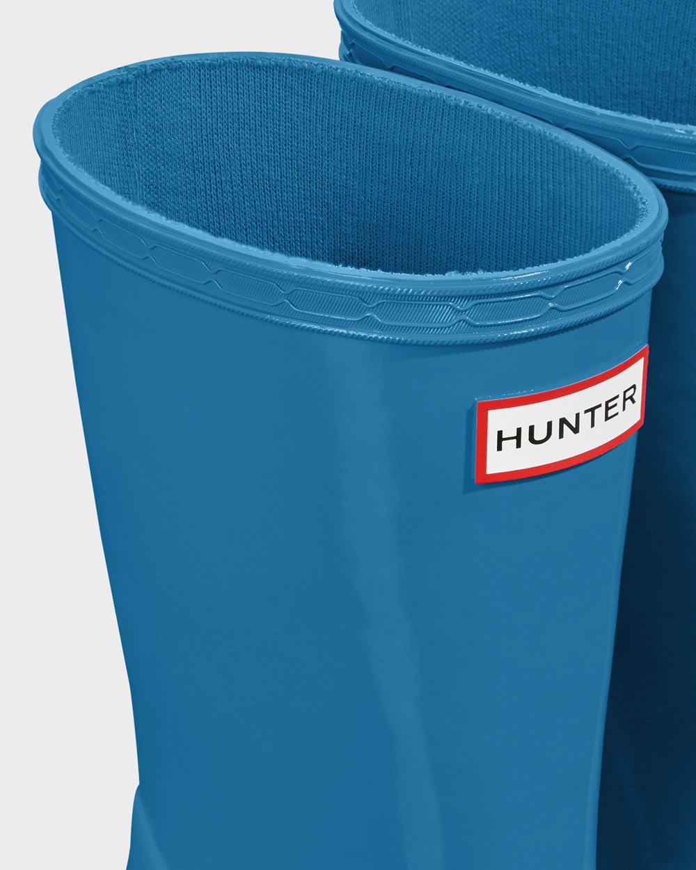 Kids Hunter Rain Boots Blue - Original First Classic Gloss - 2486379-OF